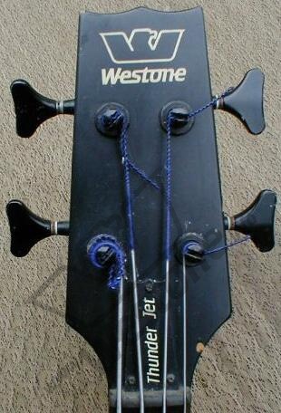 Thunder Jet bass headstock